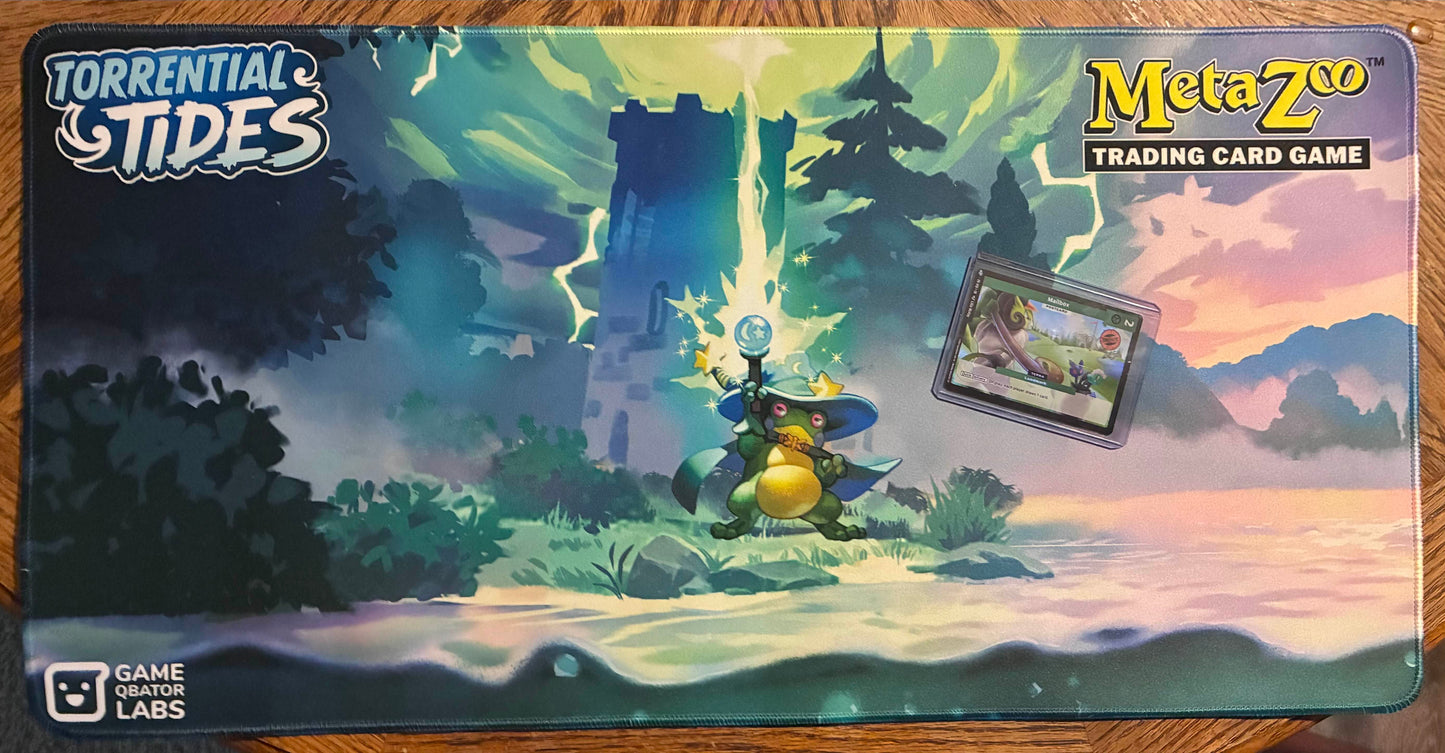 Torrential Tides Exclusive Convention Playmat + Holo Promo — Limited Edition