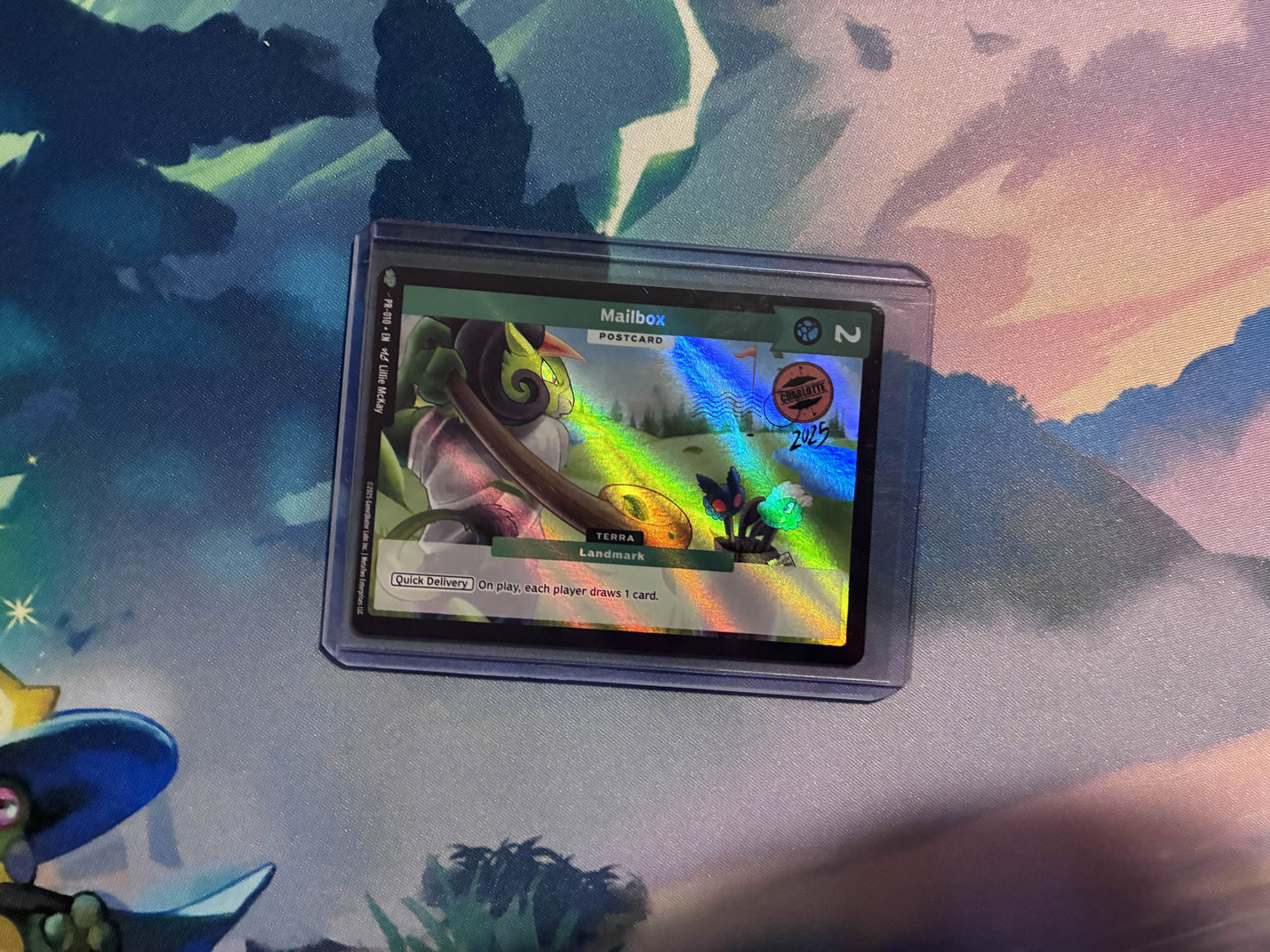 Torrential Tides Exclusive Convention Playmat + Holo Promo — Limited Edition